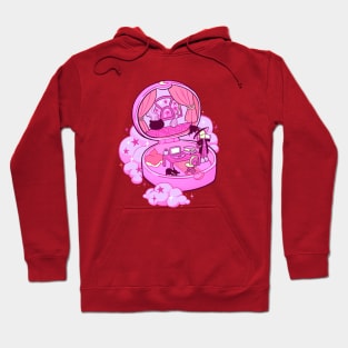 tiny witch pink Hoodie